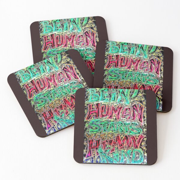 Item preview, BEING HUMAN STARTS WITH HUMAN KIND designed and sold by ROCKNROLLSAILOR.