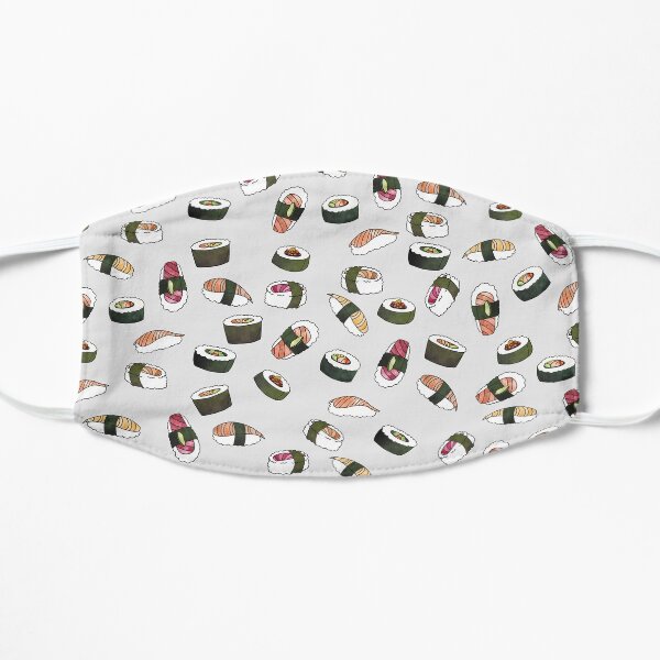 SUSHI (on gray) Flat Mask