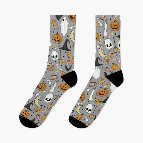 Item preview, HALLOWEEN PATTERN • in graveyard gray designed and sold by Jordyn St. John.