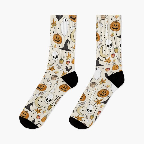 Item preview, HALLOWEEN PATTERN • in bone white designed and sold by Jordyn St. John.