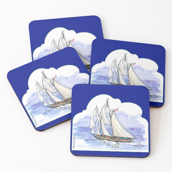 Item preview, 012 - Bluenose Racing Sailboat from Canada designed and sold by RiverbyNight.