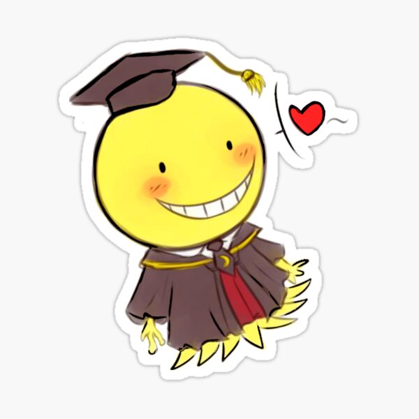Koro Sensei Chibi fan art ! - Assassination Classroom Glossy Sticker