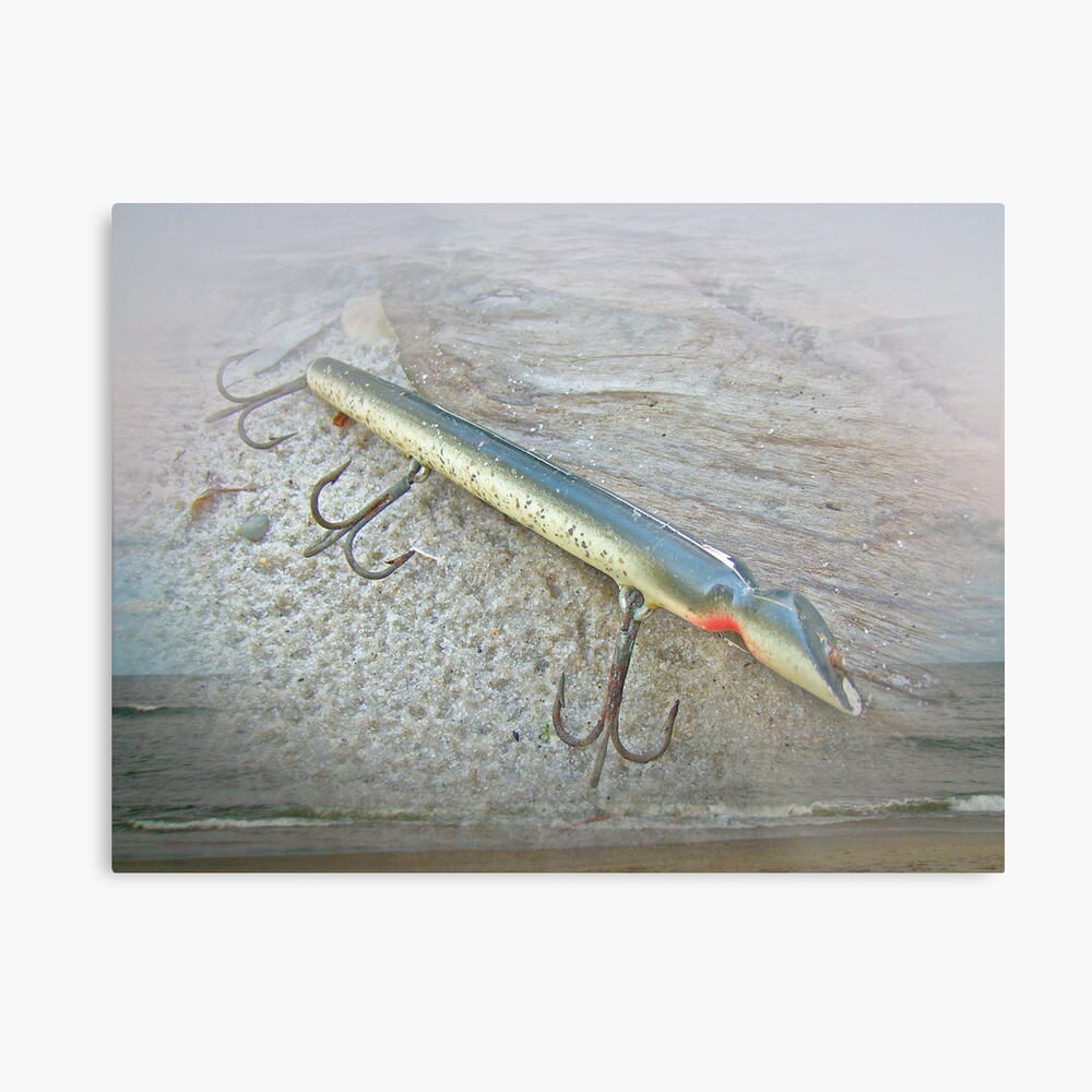 Vintage Fishing Lure - Floyd Roman Nike Lil Sandee | Greeting Card