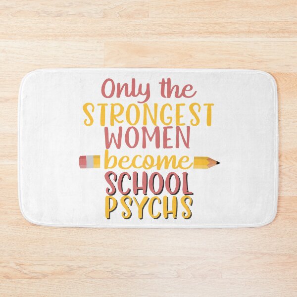 Item preview, Only the strongest women become school psychologist designed and sold by EvyStickersx.