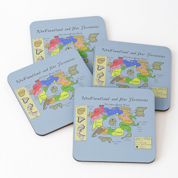 Item preview, NewFoundland Map designed and sold by ToasterToby.