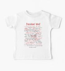 Resident Evil Quotes (dark letters for light colors) Baby Tee