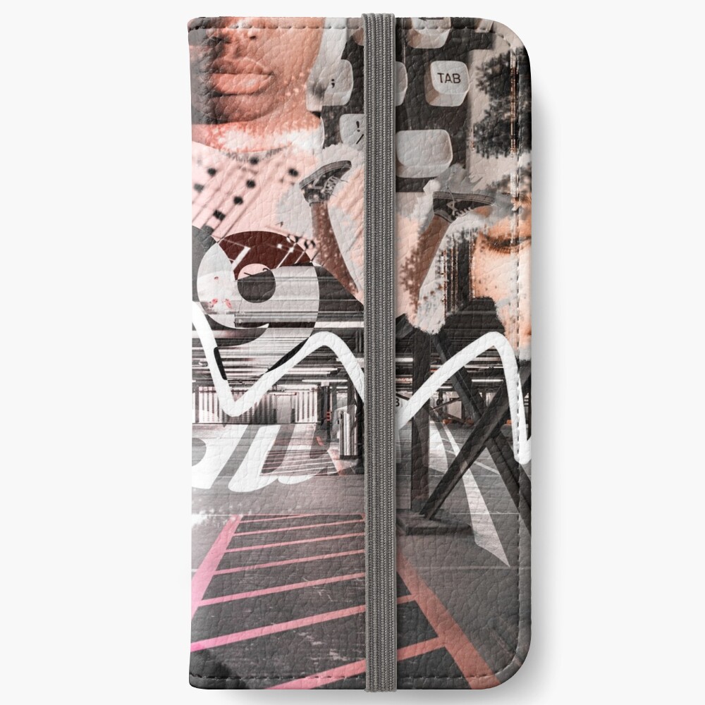 Parking Lot Collage iPhone Wallet