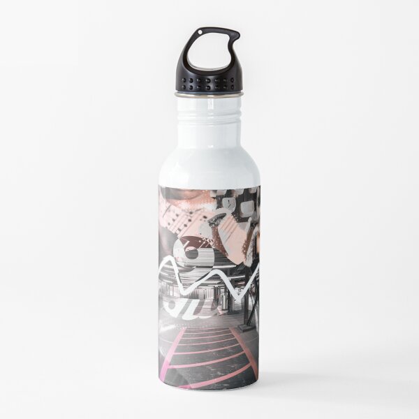 Parking Lot Collage Water Bottle