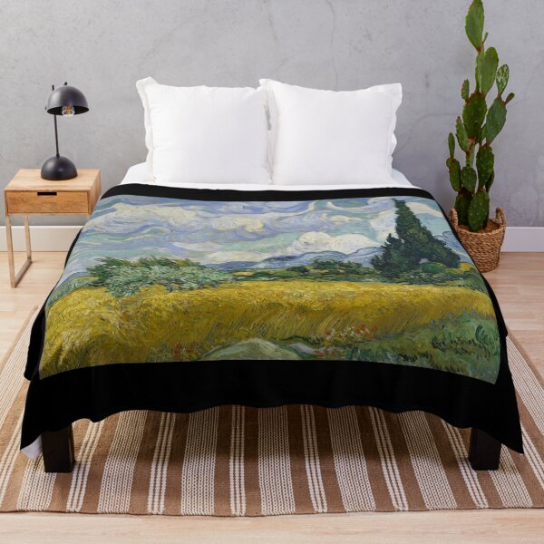 Item preview, Wheat Field with Cypresses designed and sold by Tizeru.
