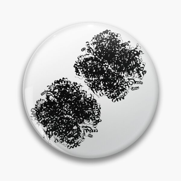 Item preview, Rubisco - protein structure, black designed and sold by RosArt100.