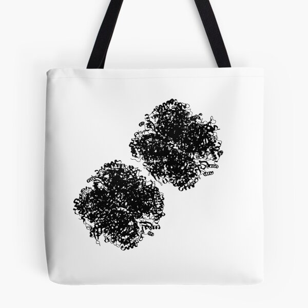 Item preview, Rubisco - protein structure, black designed and sold by RosArt100.