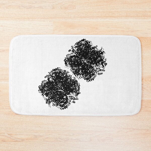 Item preview, Rubisco - protein structure, black designed and sold by RosArt100.