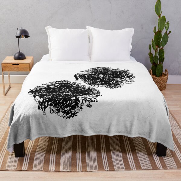 Item preview, Rubisco - protein structure, black designed and sold by RosArt100.