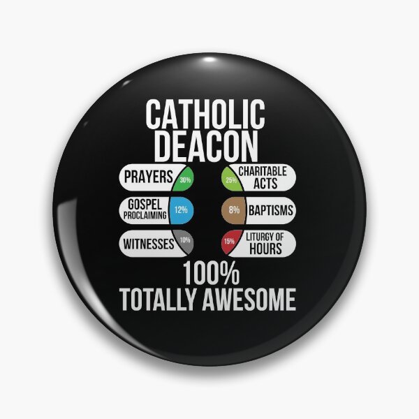 Item preview, Roman Catholic Deacon Duties Religious Joke designed and sold by Sinful Charm.