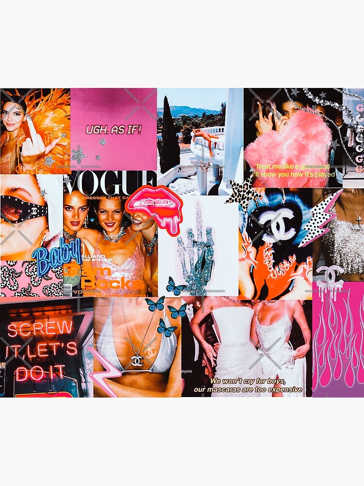 High Fashion Pink Collage by alexnoellejones
