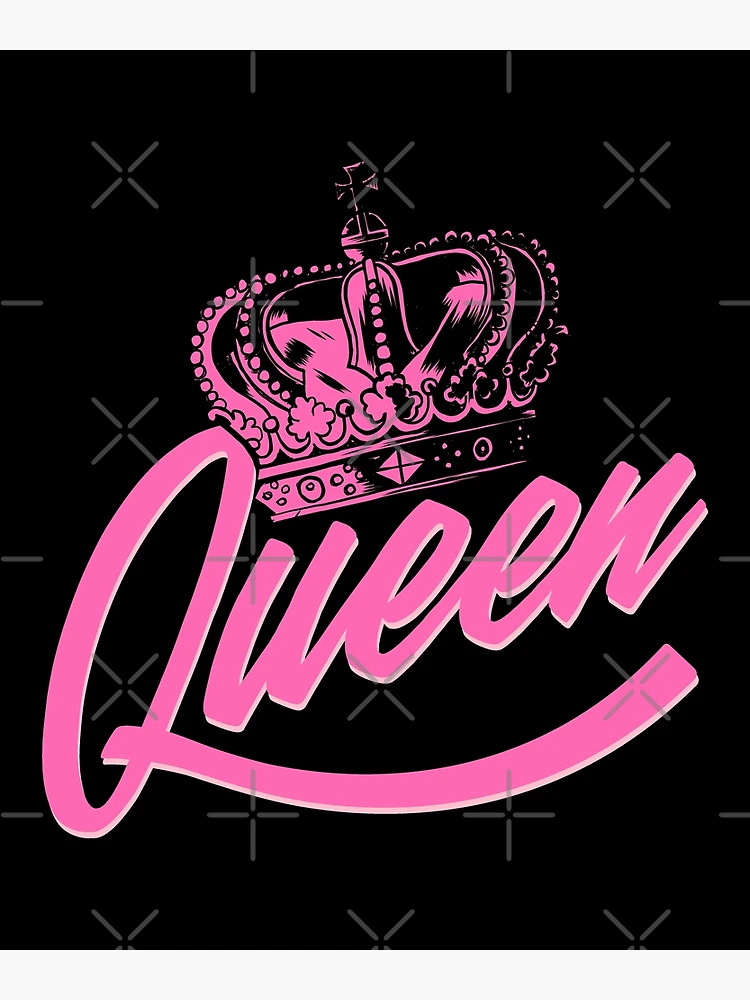 Queen Birthday Pink Long Sleeve Crop Top, Crown Crop Top, Crop