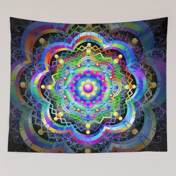 Item preview, Mandala Universe Psychedelic  designed and sold by BluedarkArt.