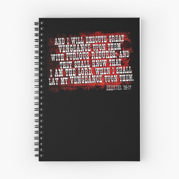 Item preview, Ezekiel 25:17 Bible Quote Design designed and sold by OutlawOutfitter.