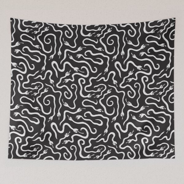 Item preview, Playful White Snakes designed and sold by zeljkica.