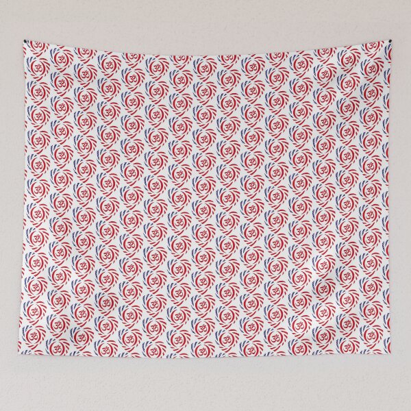 Item preview, Hindu Murican Patriot Flag Series (Heart) designed and sold by Carbon-Fibre Media.