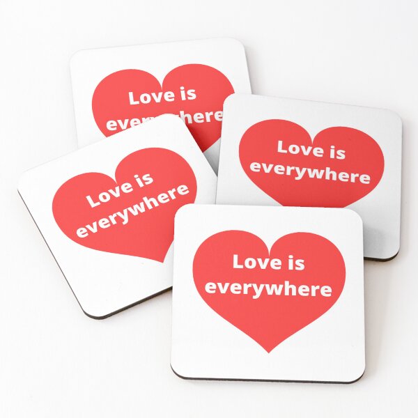 Item preview, Love is everywhere - Red designed and sold by CheekyChandler.