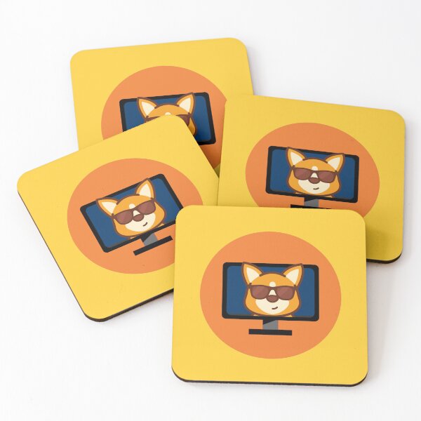 CorgiDev Household Goods Coasters (Set of 4)
