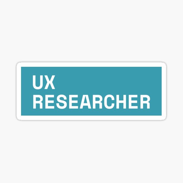 Item preview, UX RESEARCHER: designer sticker pack designed and sold by the Boletus.