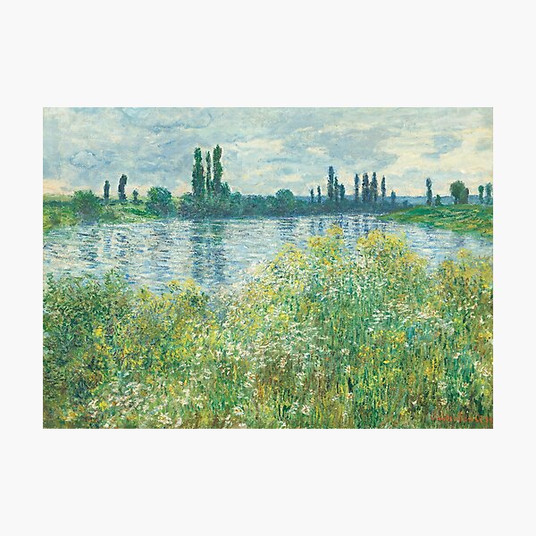 Item preview, Banks of the Seine, Vetheuil by Claude Monet designed and sold by MelsPlace.