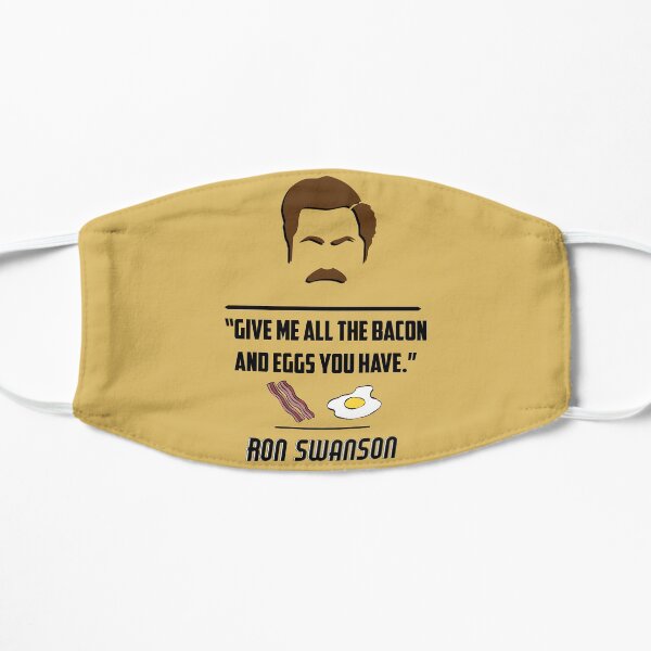 Ron Swanson Flat Mask