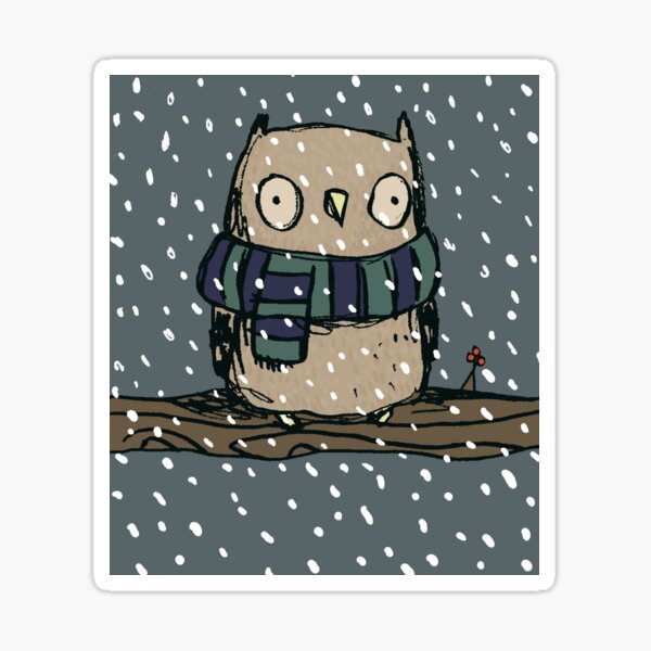 Bubo Sticker for Sale by Crestedge Designs