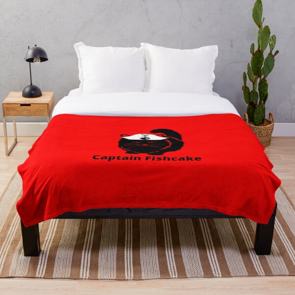 Item preview, Captain Fishcake - Black/ Red designed and sold by CheekyChandler.