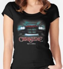 Awesome Movie Car Christine Women's Fitted Scoop T-Shirt