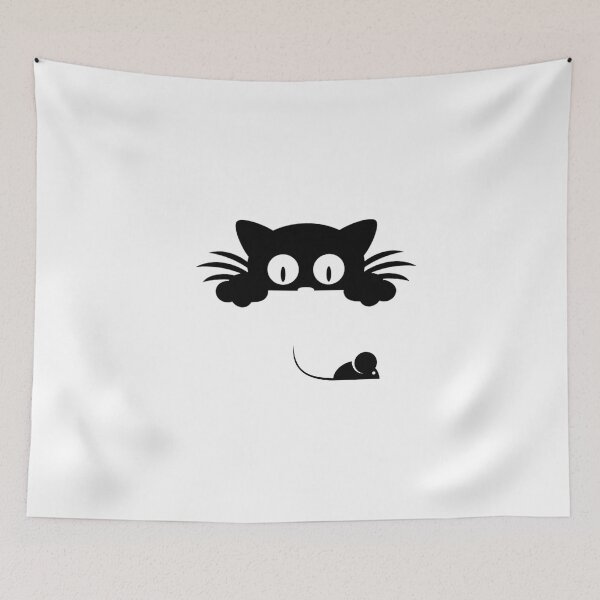 Item preview, cat and rat  funny illustration designed and sold by Amineharoni.