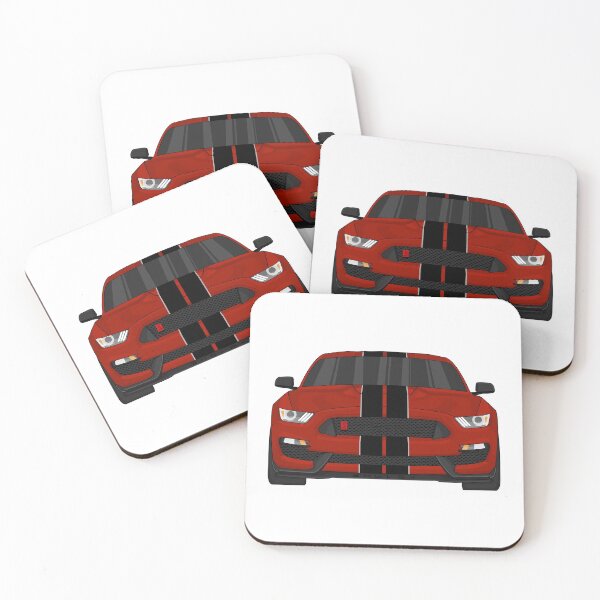 Item preview, Ford Mustang GT350 front (RapidRed and Black) designed and sold by VenZolic.