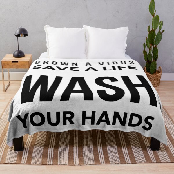Item preview, Drown a Virus Save a Life Wash Your Hands -BoldBL designed and sold by Funkymask.