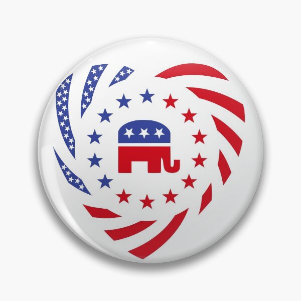 Item preview, Republican Murican Patriot Flag Series (Heart) designed and sold by Carbon-Fibre Media.
