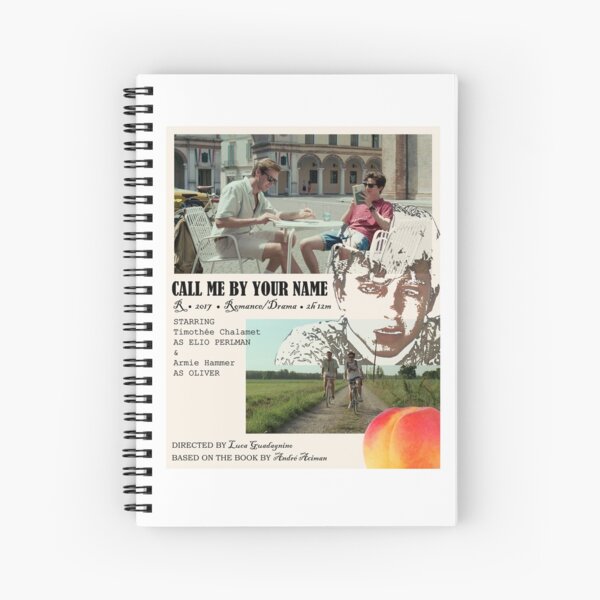 Call Me By Your Name Spiral Notebooks Redbubble