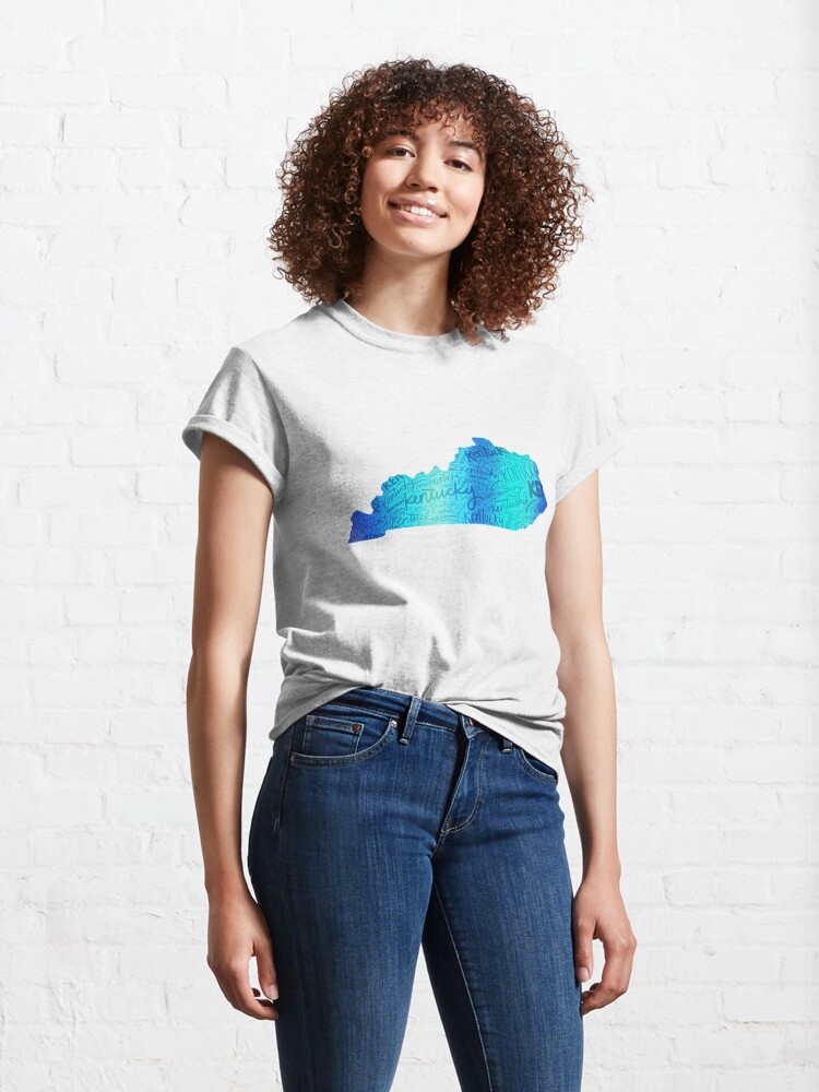 Alternate view of Copy of Stripes of Kentucky Classic T-Shirt