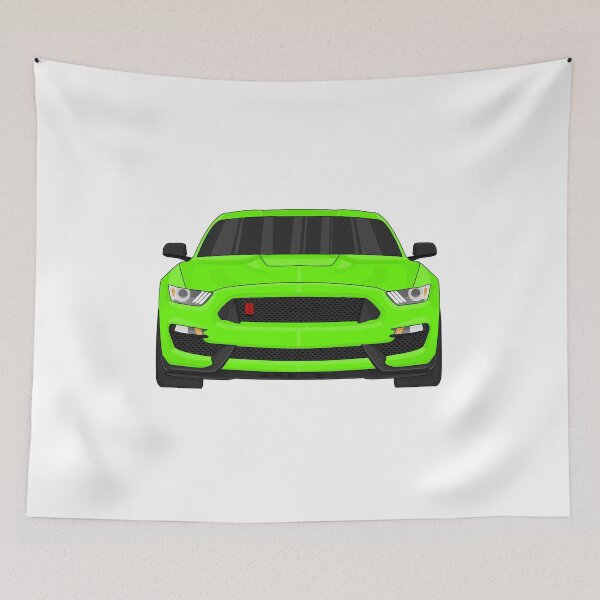 Item preview, Ford Mustang GT350 front (GrabberLime) designed and sold by VenZolic.