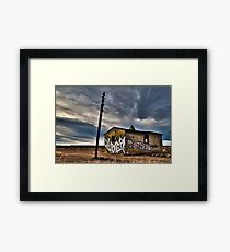 Abandoned on the plains. Framed Print