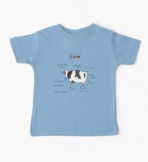 Anatomie einer Kuh Baby T-Shirt