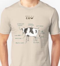 Anatomy of a Cow Unisex T-Shirt