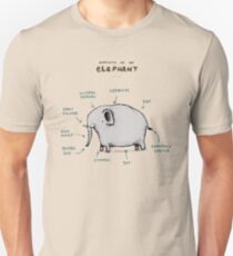 Anatomy of an Elephant Unisex T-Shirt