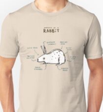 Anatomy of a Rabbit Unisex T-Shirt