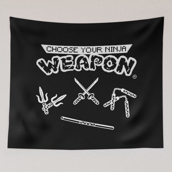 Item preview, Choose Your Ninja Weapon (White) designed and sold by Getsousa.