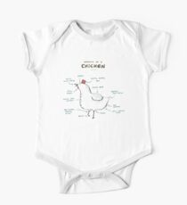 Anatomy of a Chicken One Piece - Short Sleeve