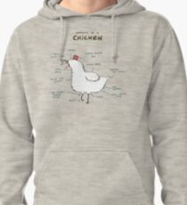 Anatomy of a Chicken Pullover Hoodie