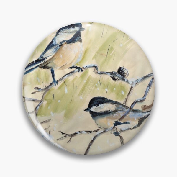 Item preview, Two blackcap Chickadees designed and sold by Shininglight14.