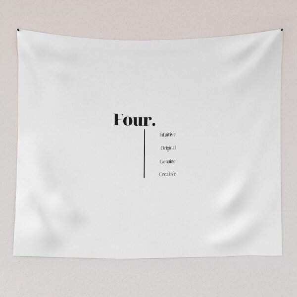 Item preview, Enneagram Four Attributes Graphic Print designed and sold by rdvisual.
