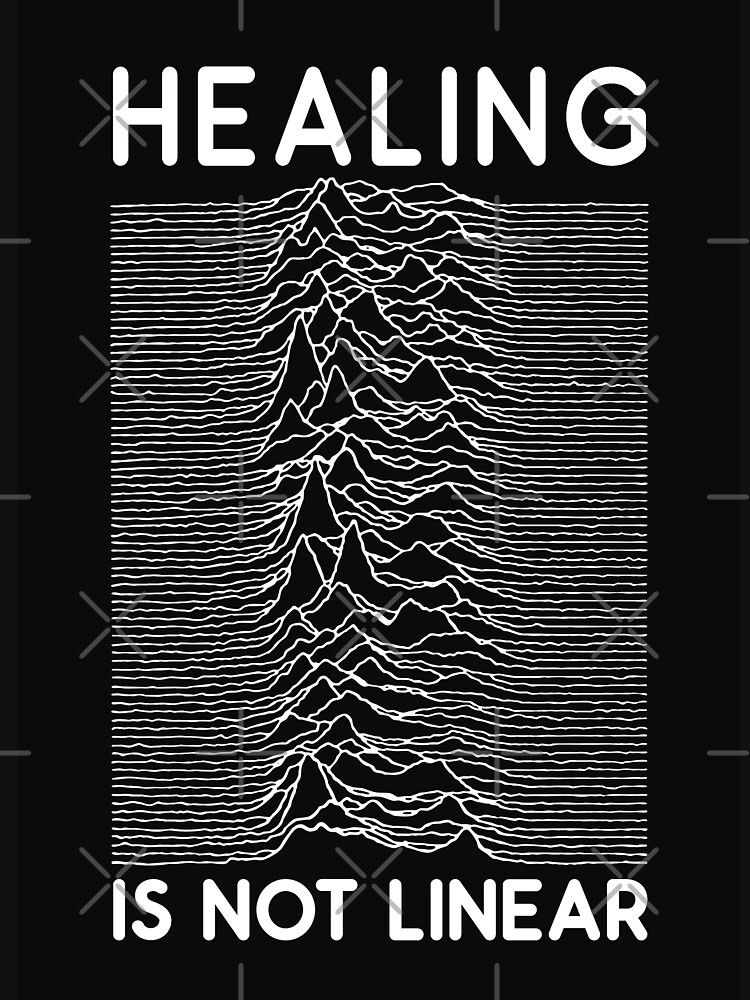 healing is not linear x joy division unknown pleasures by craftordiy